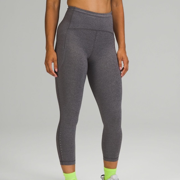 Lulu Lemon grey leggings size 2 - Picture 1 of 5